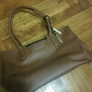 Brown Calvin Klein handbag
